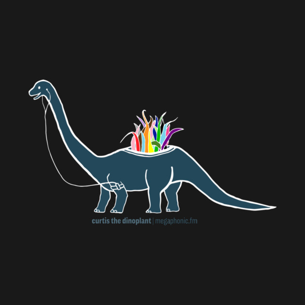 Curtis the Dinoplant Pride shirt! by Megaphonic