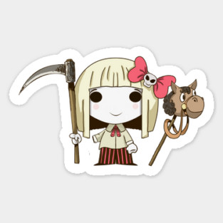 CUTE GRIM REAPER Sticker