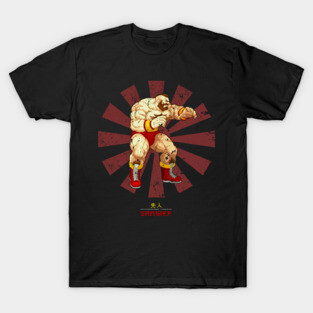 Zangief Retro Japanese Street Fighter T-Shirt