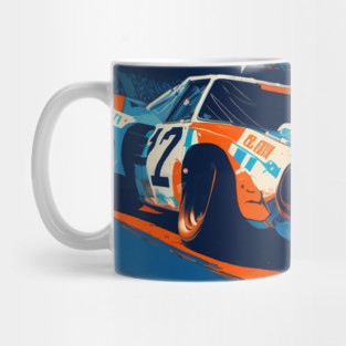 70s Race Car Mug