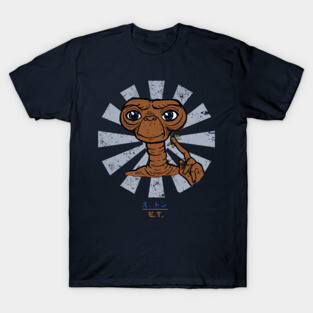 ET Extra Terrestrial Retro Japanese T-Shirt