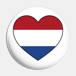 Heart - Netherlands Pin