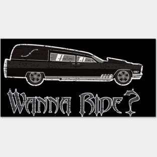 Funny Hearse Driver - Funeral Director Joke Posters and Art