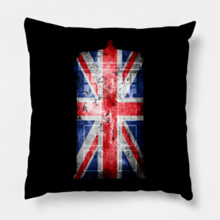 Tardis Union Jack Pillow