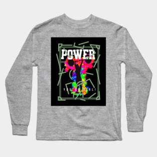 Female Power Lifter Long Sleeve T-Shirt