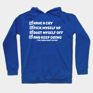 Bluey Mental Health Checklist Design Hoodie