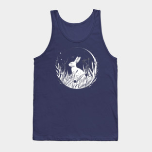 A rabbit under the moonlight (white) Tank Top