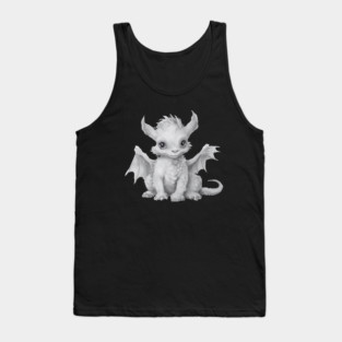 Cute Baby Bat Winged Dragon Tank Top