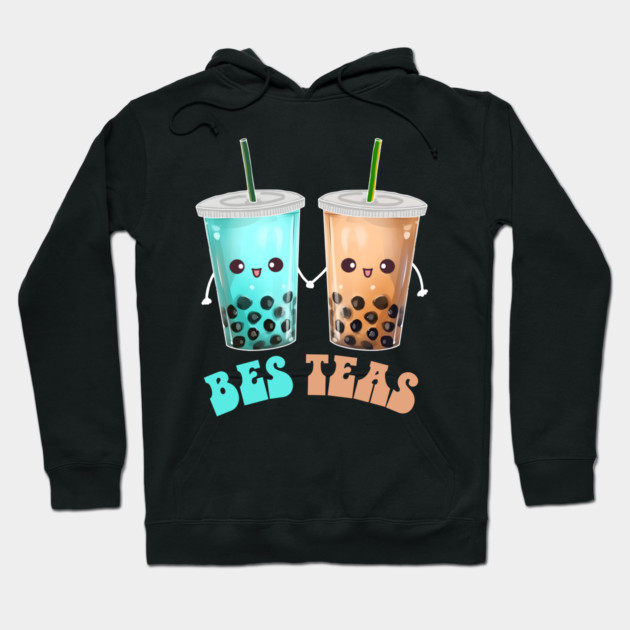 Boba Milk Bubble Tea Bes Teas Hoodie by The WYLD Tribe