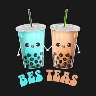 Boba Milk Bubble Tea Bes Teas T-Shirt