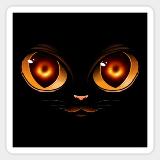 Black Hole Cat Sticker