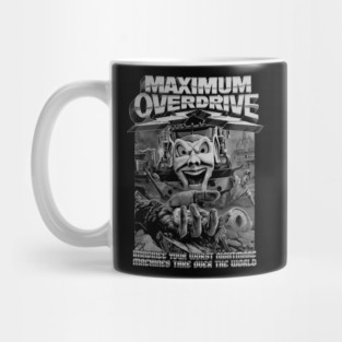 Maximum Overdrive, Classic Horror, (Black & White) Mug
