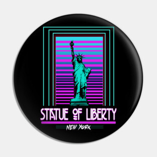 Statue of Liberty retro Pin
