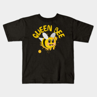 Queen Bee - Bee Lover Design Kids T-Shirt