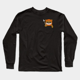 Ewok Pocket Long Sleeve T-Shirt