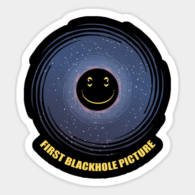 Black Hole First Picture Funny Humor Sticker by creative