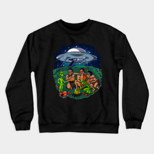 Aliens Conspiracy Theory Crewneck Sweatshirt
