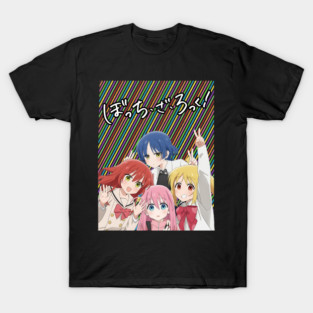 Gift Anime Music Four-Panel T-Shirt