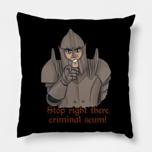 Oblivion guard Pillow