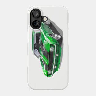 Chevy Camaro Muscle Car 1969 Green Phone Case
