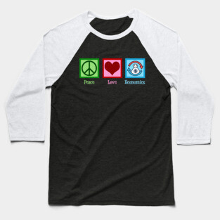 Peace Love Economics Baseball T-Shirt
