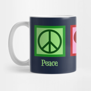 Peace Love Economics Mug