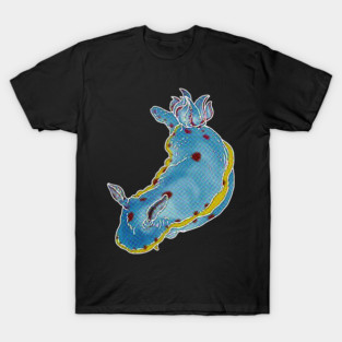 Halftone Nudibranch Pop T-Shirt