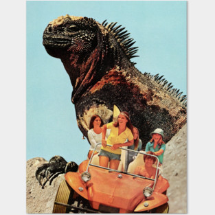 Iguana Beach Weekend Posters and Art