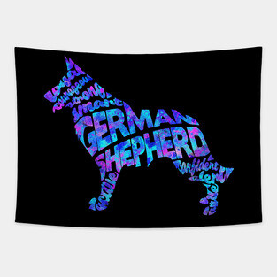 German Shepherd Dog Tapestry