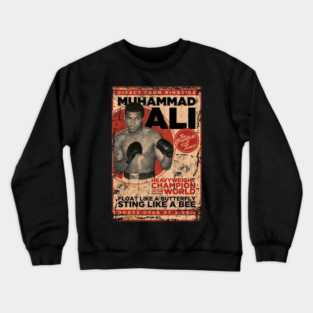 muhammad ali vintage Crewneck Sweatshirt