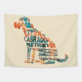 Labrador Retriever Tapestry