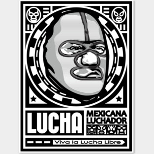 viva la lucha libre#1mono Posters and Art