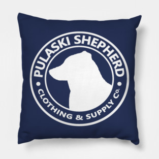 Pulaski Shepherd Clothing & Supply Co. Logo Pillow