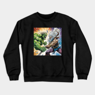 Hulk vs Thor Crewneck Sweatshirt