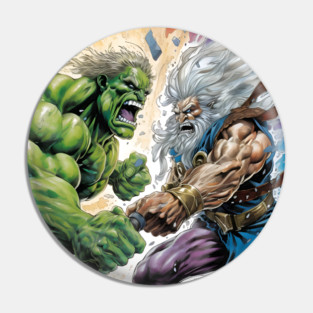 Hulk vs Thor Pin