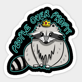 PEOPLE OVER PROFIT Sticker