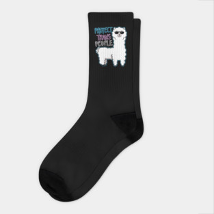 PROTECT TRANS PEOPLE Socks