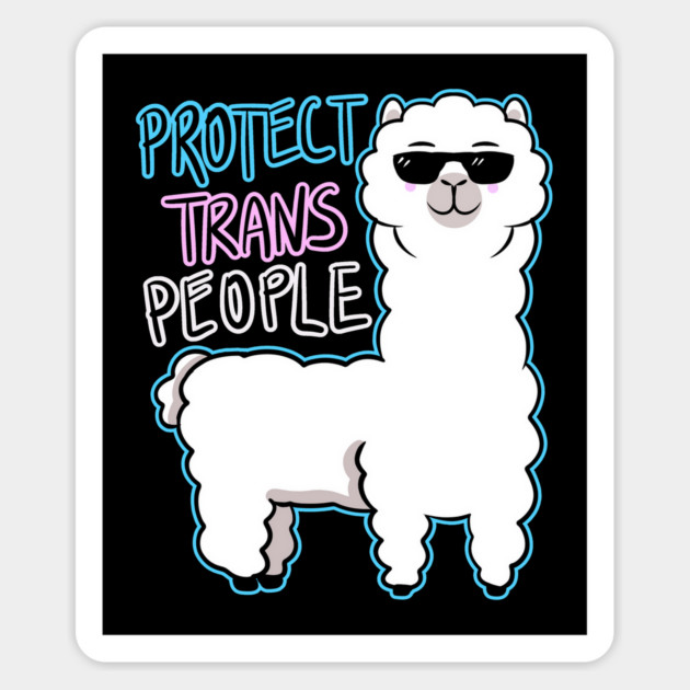 PROTECT TRANS PEOPLE Sticker by roxiqt
