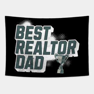 Best Real Estate Dad Tapestry