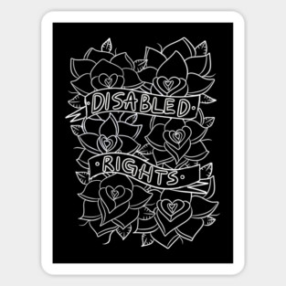 DISABLED RIGHTS Sticker