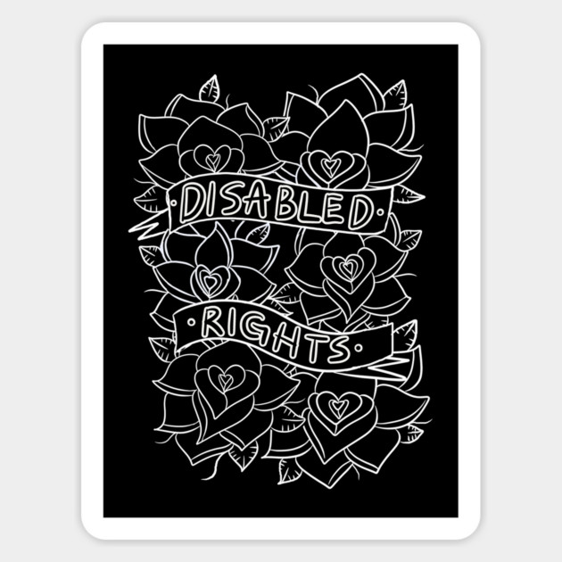 DISABLED RIGHTS Magnet by roxiqt