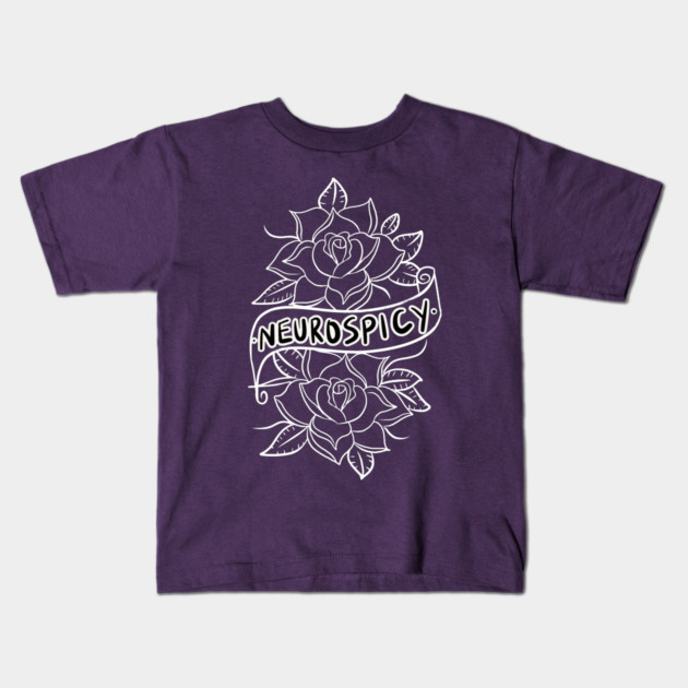 NEUROSPICY Kids T-Shirt by roxiqt