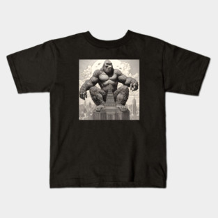 KING KONG CITY Kids T-Shirt