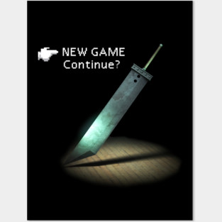 Final fantasy vii menu Posters and Art