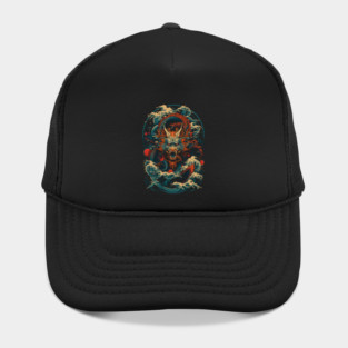 Japanese Dragon Art Hat