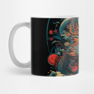 Japanese Dragon Art Mug
