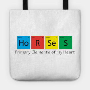 Horse Primary Elements! Tote