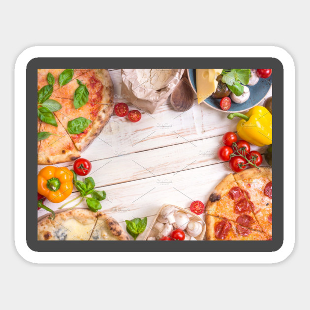 Round Pizza Magnet by drewreynoldssss