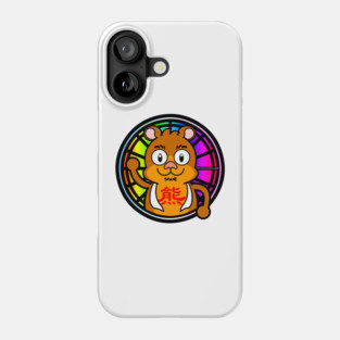 PRIDE BEAR STAINED GLASS Phone Case