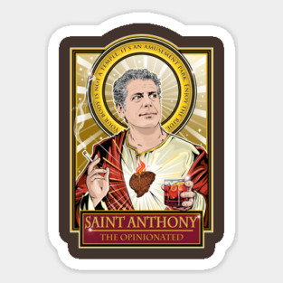 Saint Bourdain Sticker